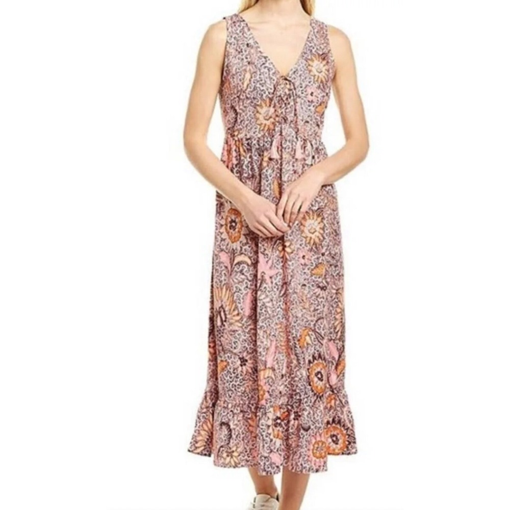 Madewell Bali Blooms Floral Midi Dress 10